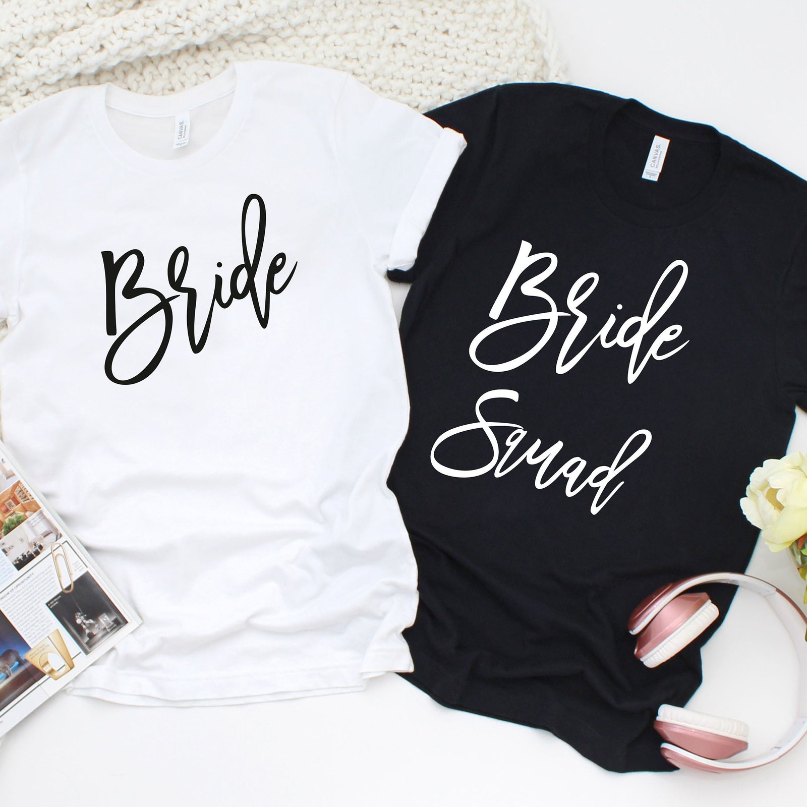 Bride Shirt - Bride Squad Shirts - Bachelorette Party  T Shirts - Bachelorette Vacation Shirts