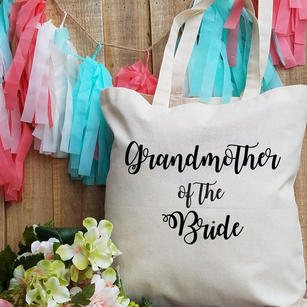 Grandmother of the Bride Tote - Thoughtful Wedding Gift
