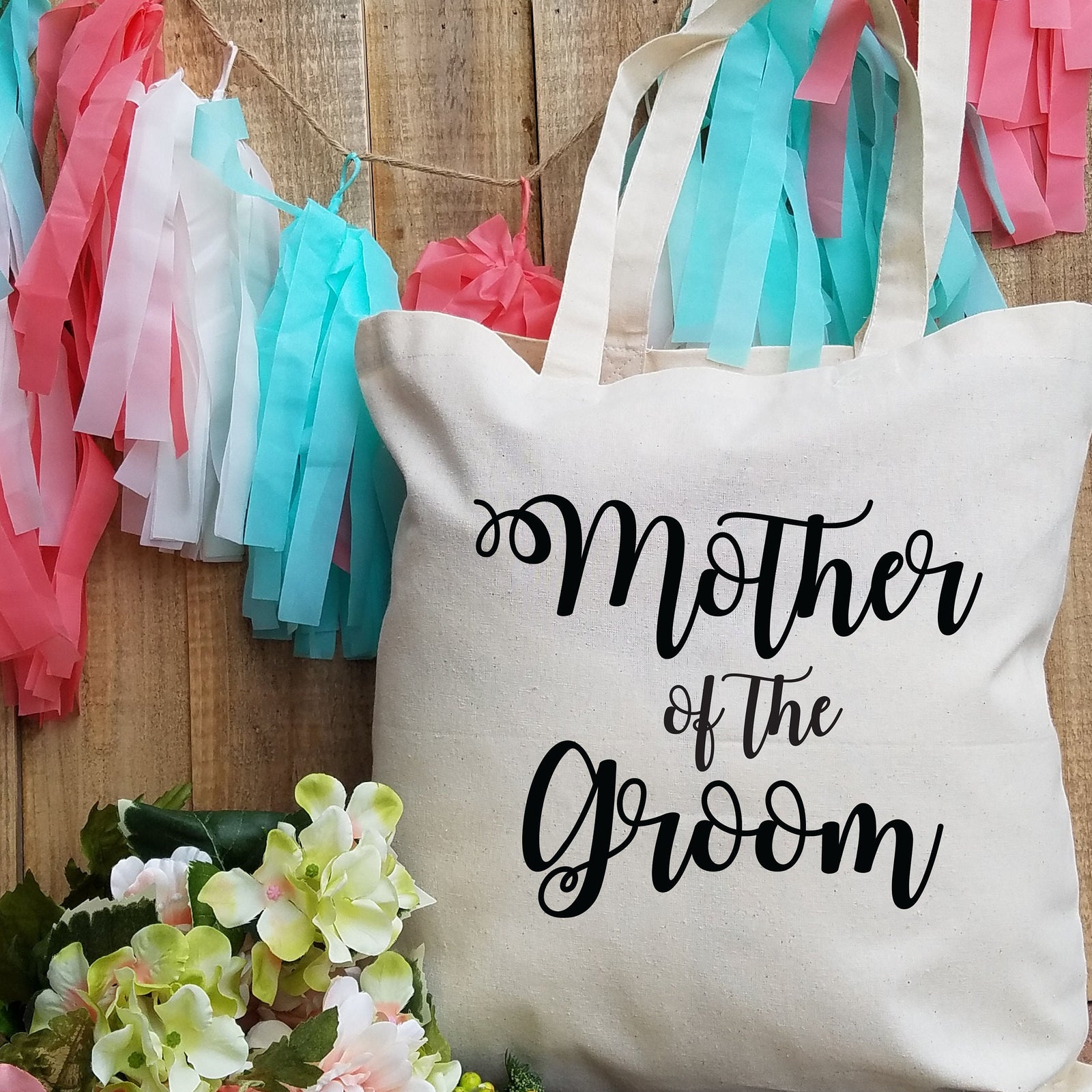 Mother of the Bride Tote - Mother of the Groom Tote - Wedding Party Gift