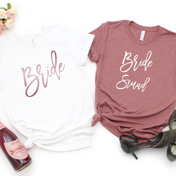 Bride T Shirt for Bachelorette Party - Fun Matching Shirts