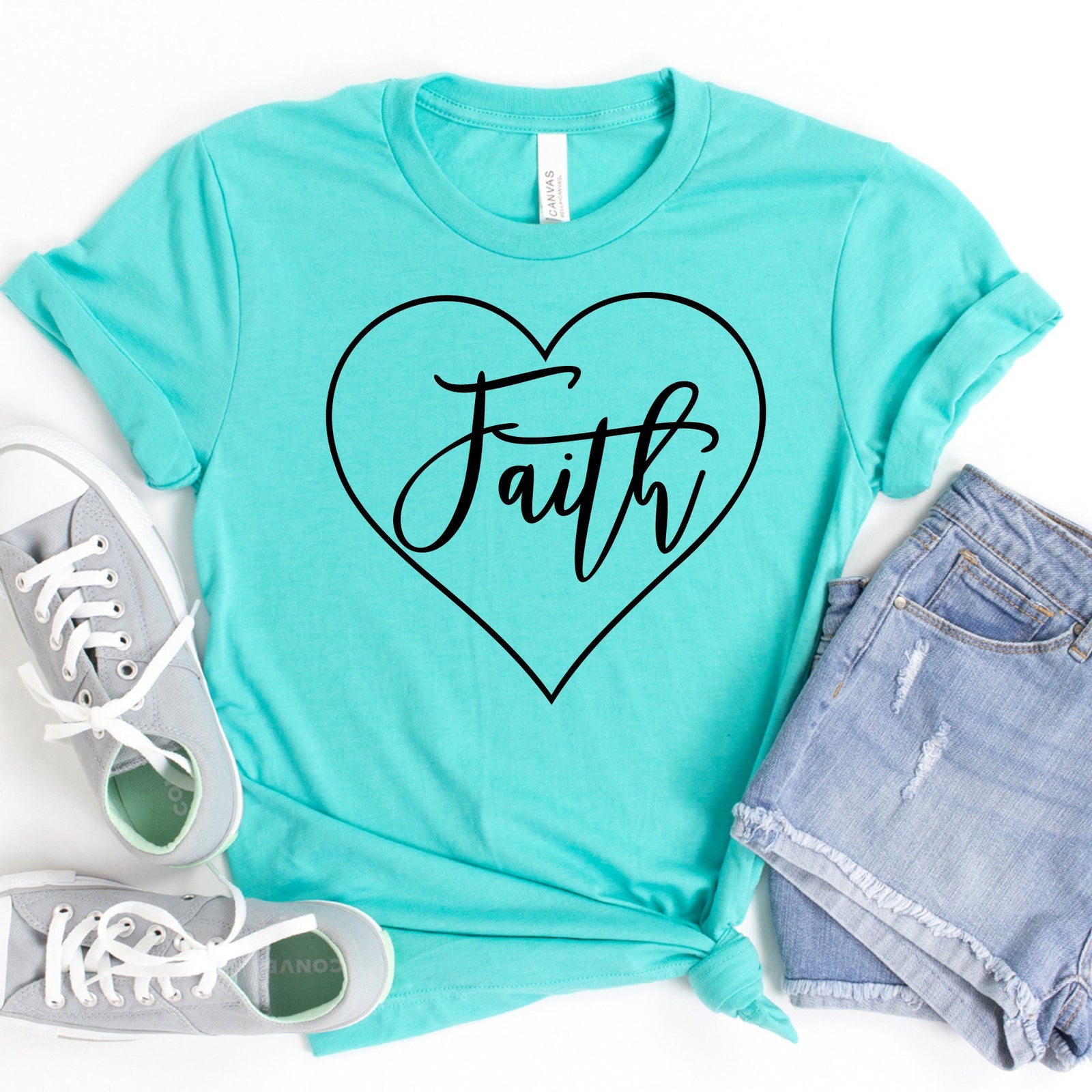 Faith T Shirt - Christian Shirt- Jesus T Shirt - Blessed T Shirt