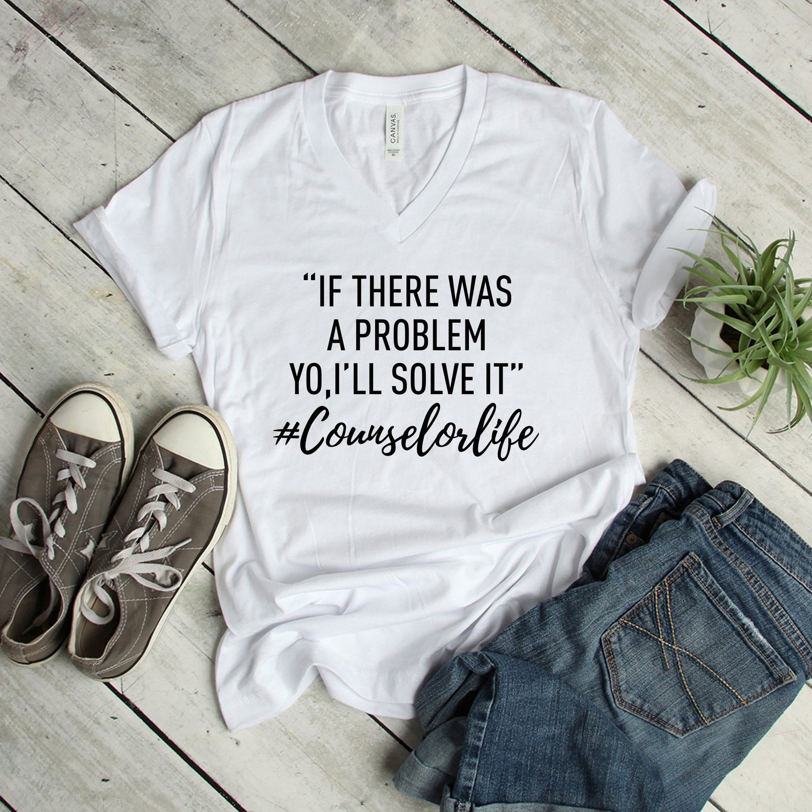 If There was a Problem Yo I'll Solve It Counselor life T Shirt - Counselor T Shirts