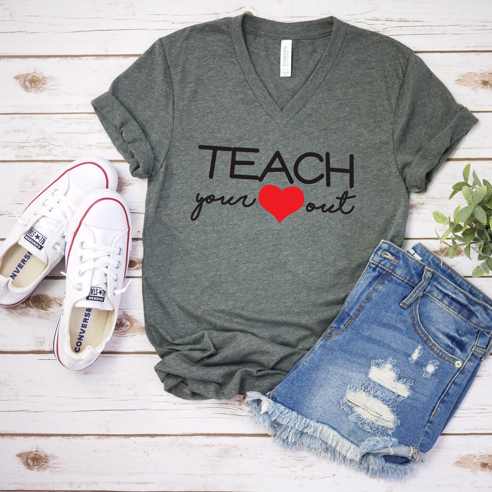 Teach your Heart Out T Shirt - Teacher T Shirts
