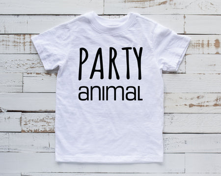 Party Animal T Shirt - Cute Birthday Shirt for Kids