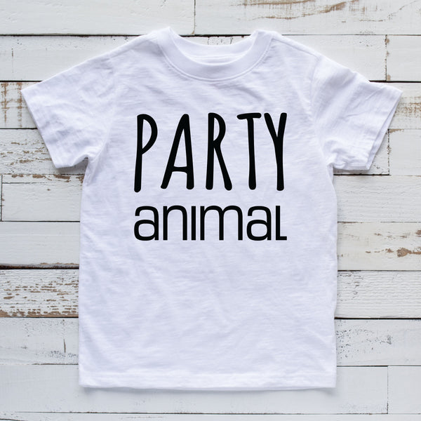 Party Animal T Shirt - Cute Birthday Shirt for Kids