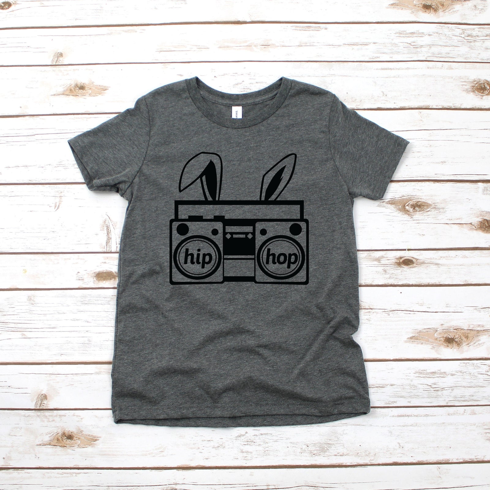Hip Hop Bunny - Cute Bunny Shirt - Kids Easter Shirt - Cute Rabbit Shirt