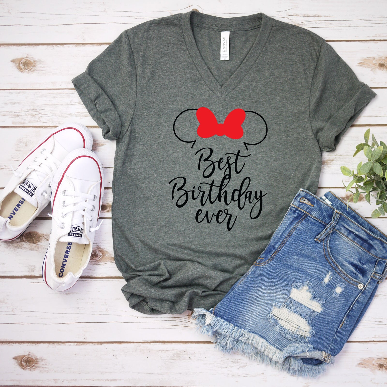 Best Birthday Ever Minnie T Shirt- Disney Birthday Trip Shirt - Minnie Mouse T Shirt - Cute Minnie Shirt