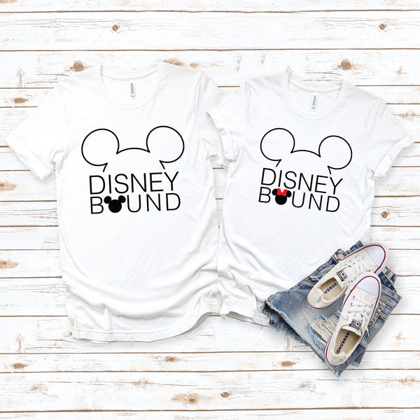 Disney Bound Minnie and Mickey Shirts for Couples