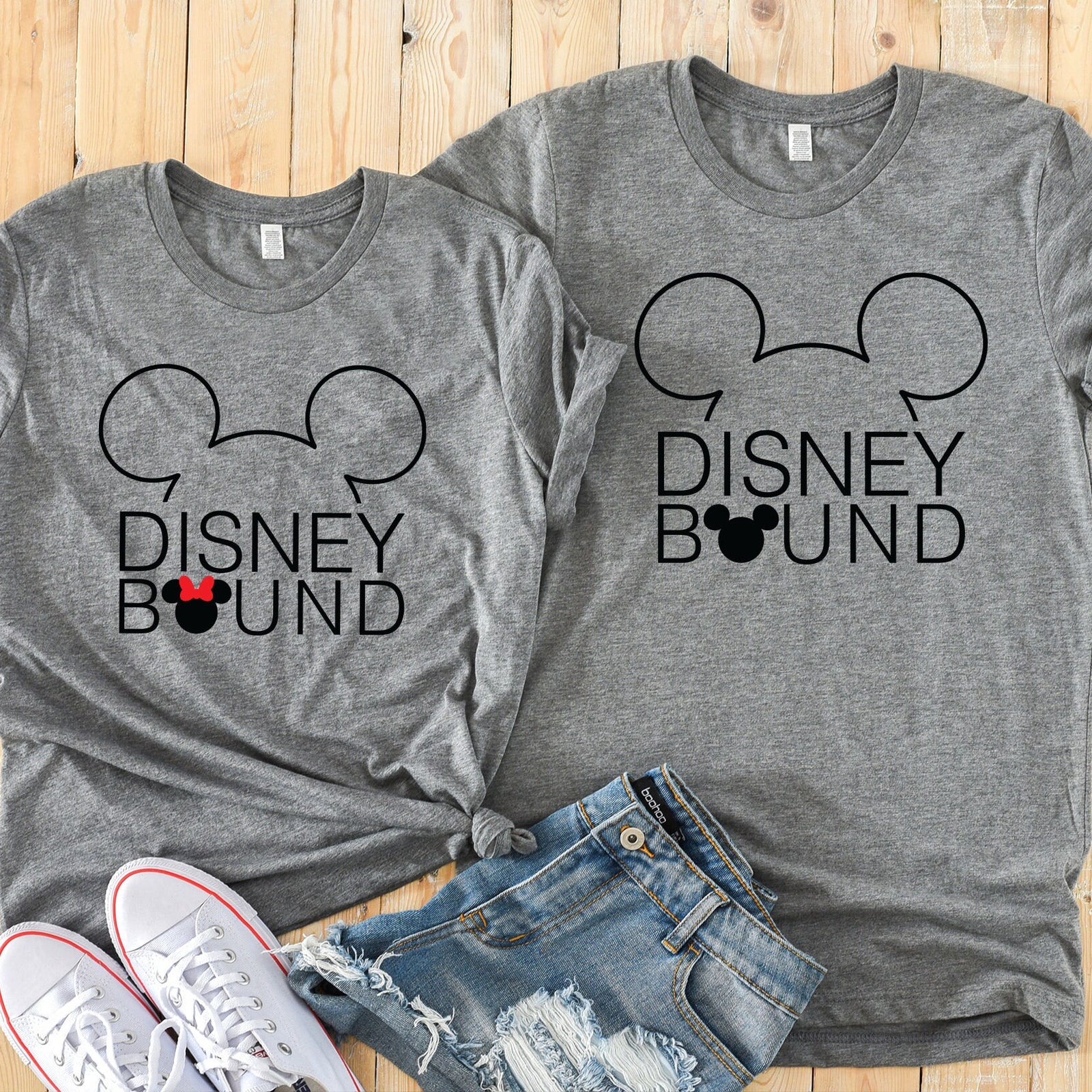 Disney Bound Minnie and Mickey Shirts - Disney Couples - Disney Matching Shirts