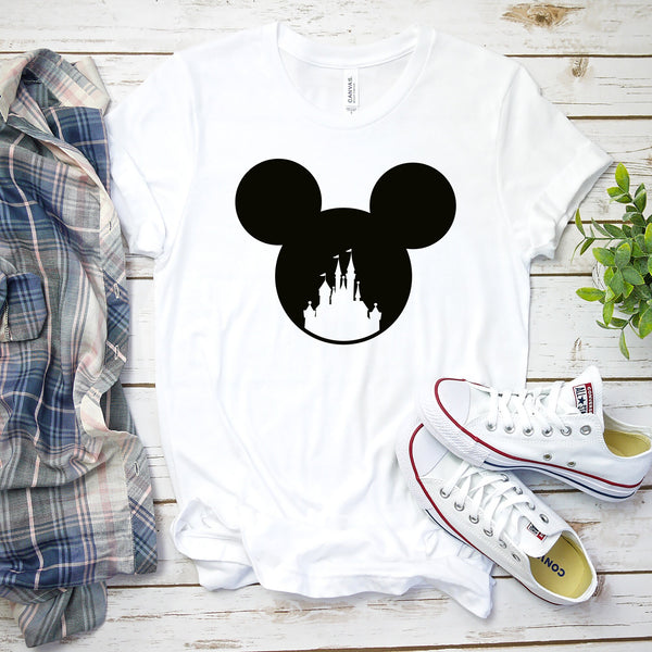 Mickey T Shirt - Comfortable Disney Castle Design