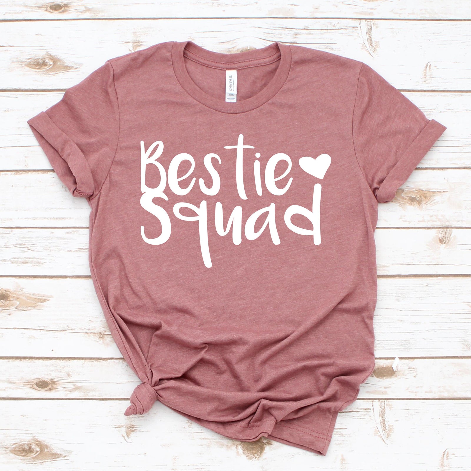 Bestie Squad T Shirt - Matching Best Friends T Shirt - Custom Best Friend Tees - Group Vacation Shirts
