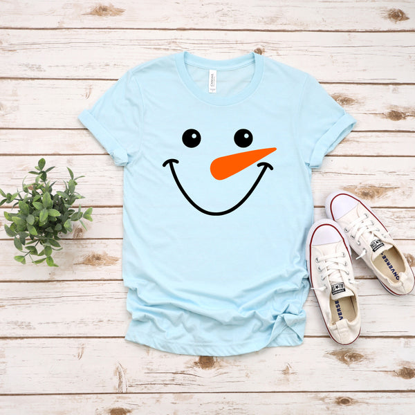 Cute Snowman Christmas T Shirt for Family Holiday Fun