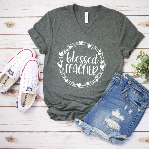 Blessed Teacher T Shirt - Celebrate Your Favorite Educator