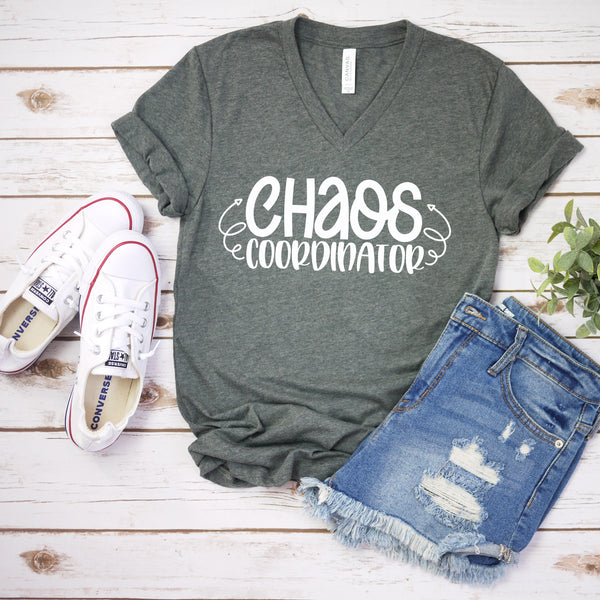 Chaos Coordinator T Shirt for Moms and Teachers