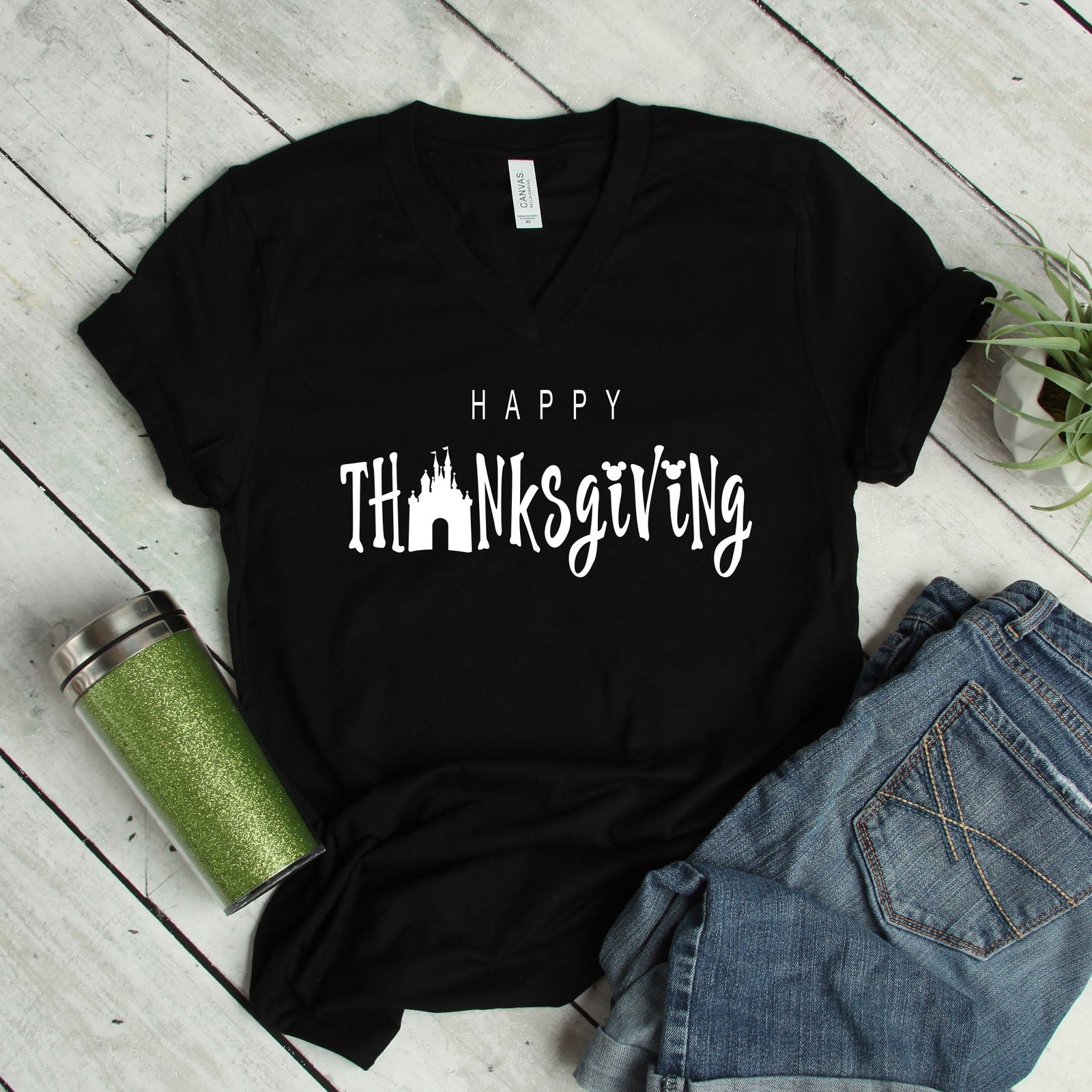 Happy Thanksgiving Disney Shirt -Disney Thanksgiving Family Shirts - Happy Thanksgiving