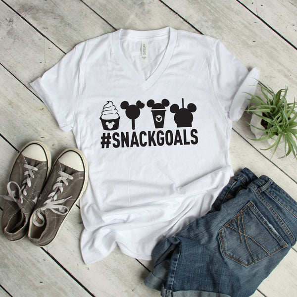 Disney Snack Goals T Shirt for Food Lovers and Fun