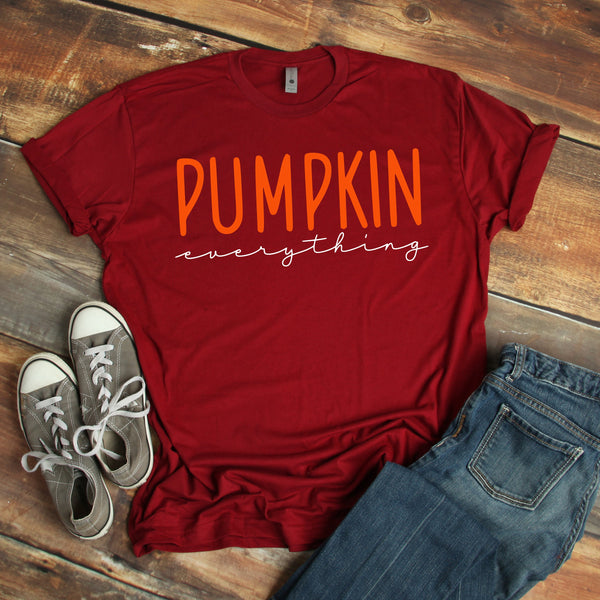 Pumpkin Everything T Shirt for Happy Thanksgiving Vibes