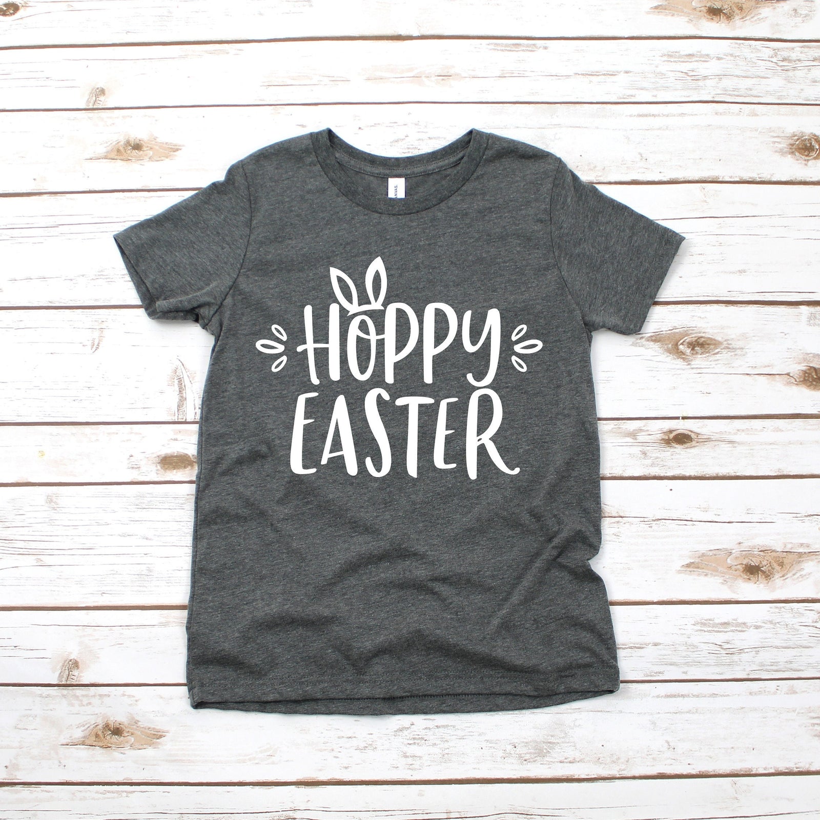 Hoppy Easter Shirt - Kids Funny Easter Shirt - Cute Rabbit Shirt - Happy Easter