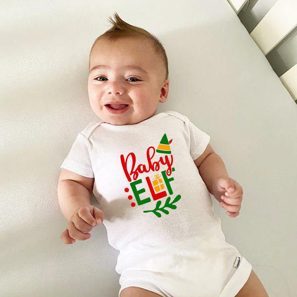 Baby Elf Infant Onesie - Cute Holiday Santa's Helper