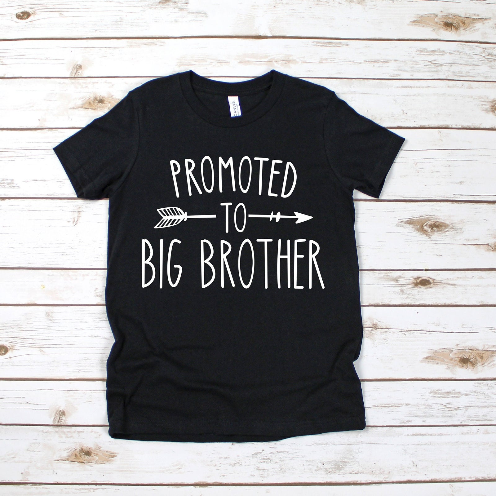 Promoted to Big Brother T Shirt - Cute Big Brother T Shirt - Baby Announcement Shirt - Family Announcement Baby Reveal Shirt