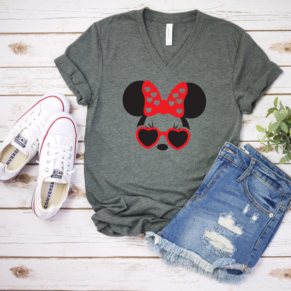Custom Minnie Mouse Adult T-Shirt for Disney Trip Fun