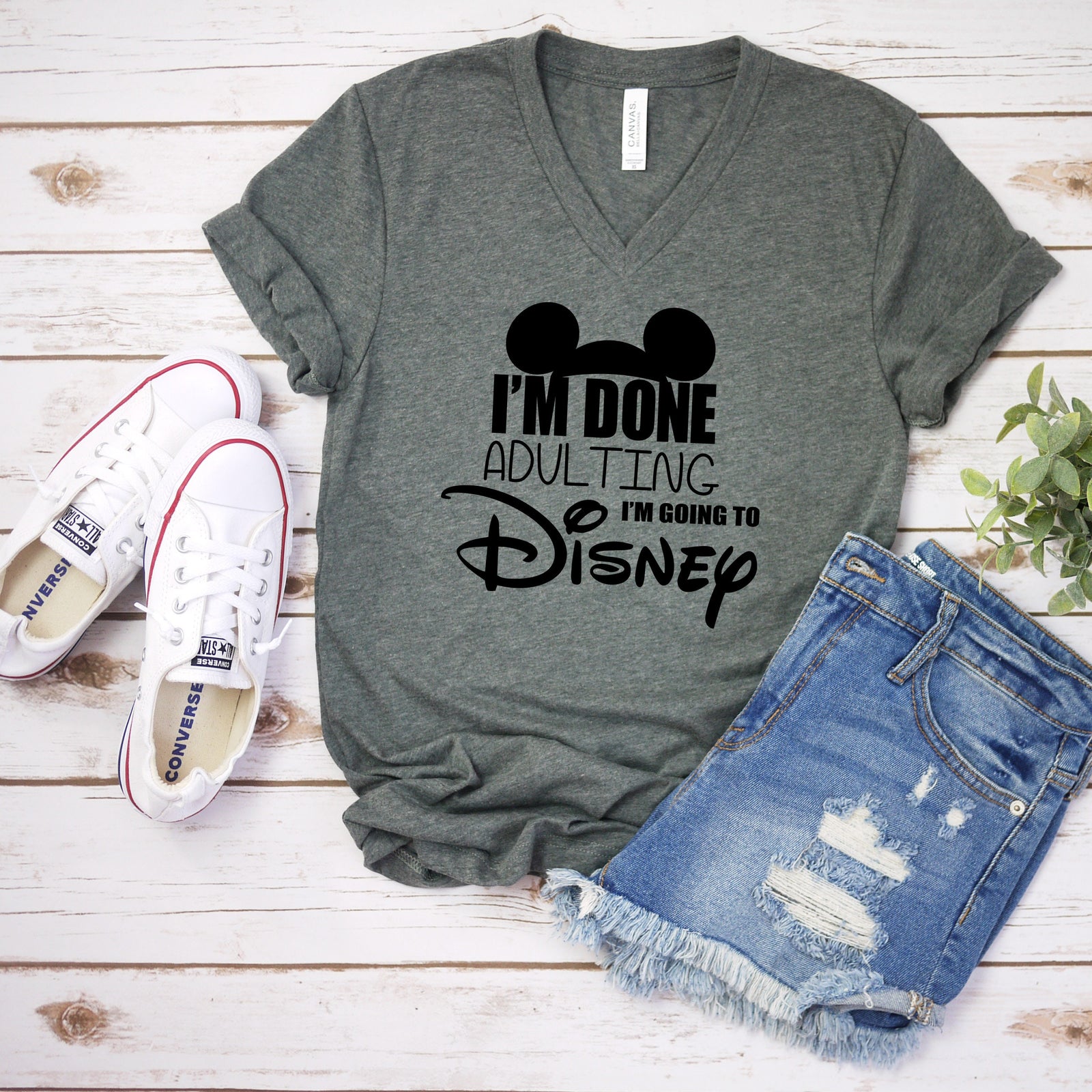I'm Done Adulting I'm Going to Disney T Shirt - Disney Trip Matching Shirts - Disney Family