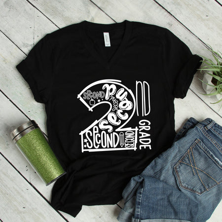 2nd Grade Teacher T Shirt - Soft and Stylish Team Apparel