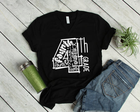 Comfortable 4th Grade Teacher Shirt for Stylish Educators