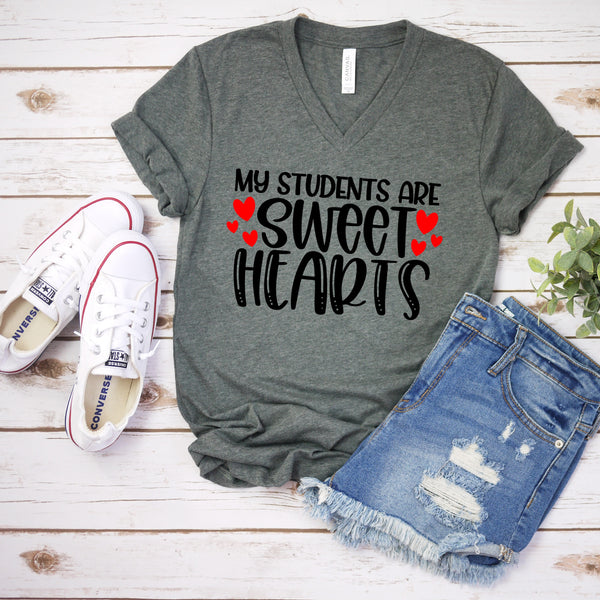 My Students are Sweet Hearts T Shirt for Teachers