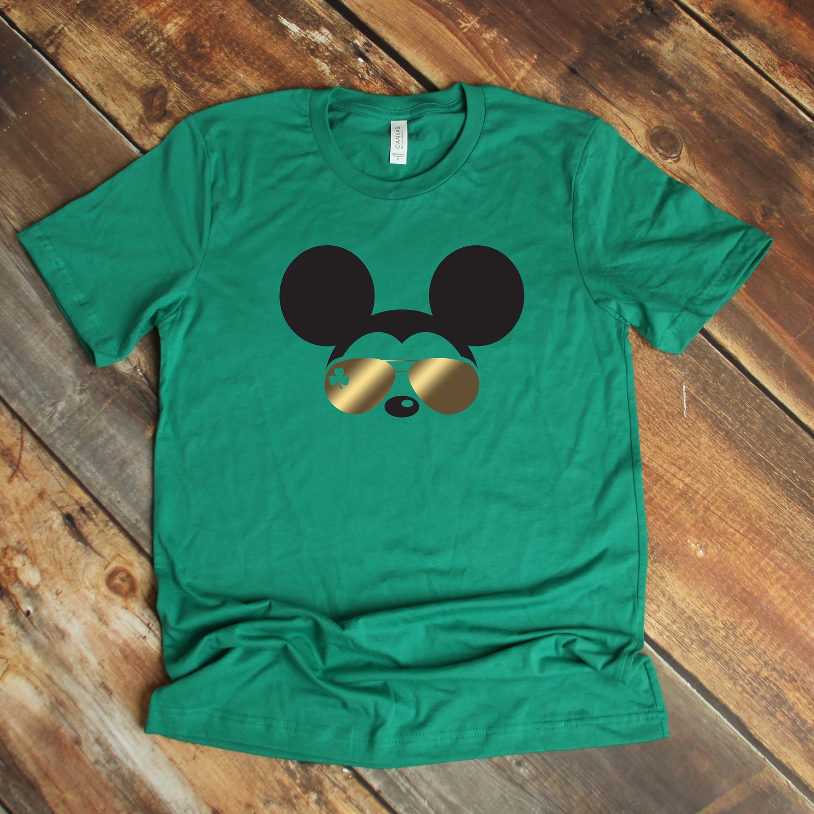 St. Patrick's Day Mickey Mouse T Shirt- Shamrock - Clover - Lucky Mickey - Disney St. Patty's Day