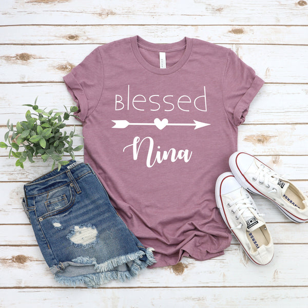 Personalized Blessed Nina T Shirt for Unique Style