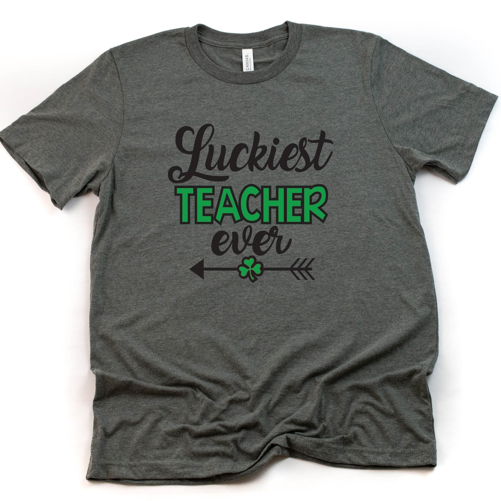 Luckiest Teacher Ever- St. Patrick's Day Shirt - Lucky Teacher Shirt - Teacher Shirt Gift