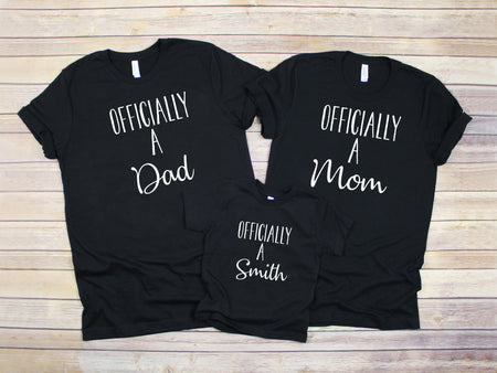 Officially Adopted Adoption Shirts with Custom Name