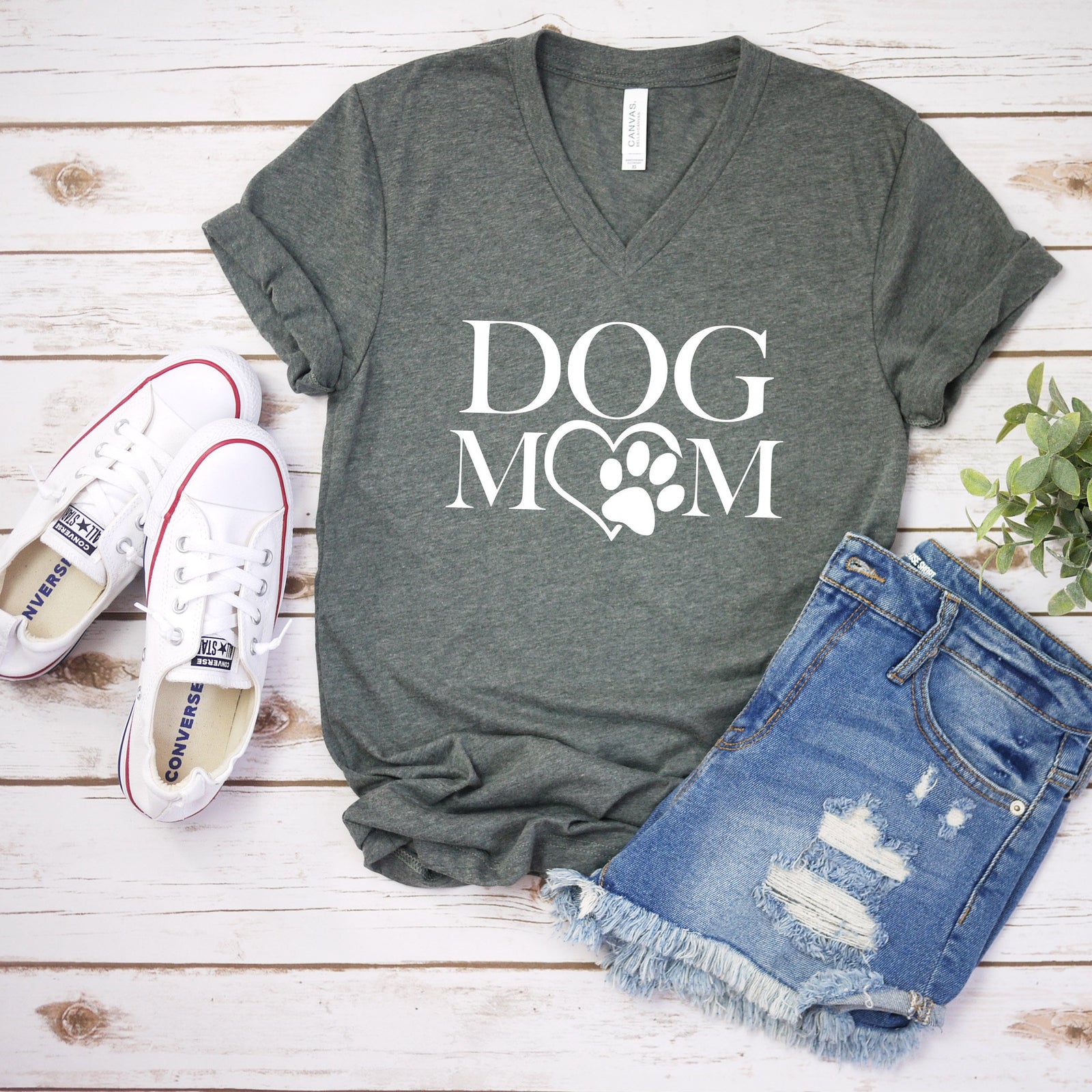 Dog Mom T Shirt - Dog Lover - Pet Rescue T Shirt - Dog Mom Shirt Gift