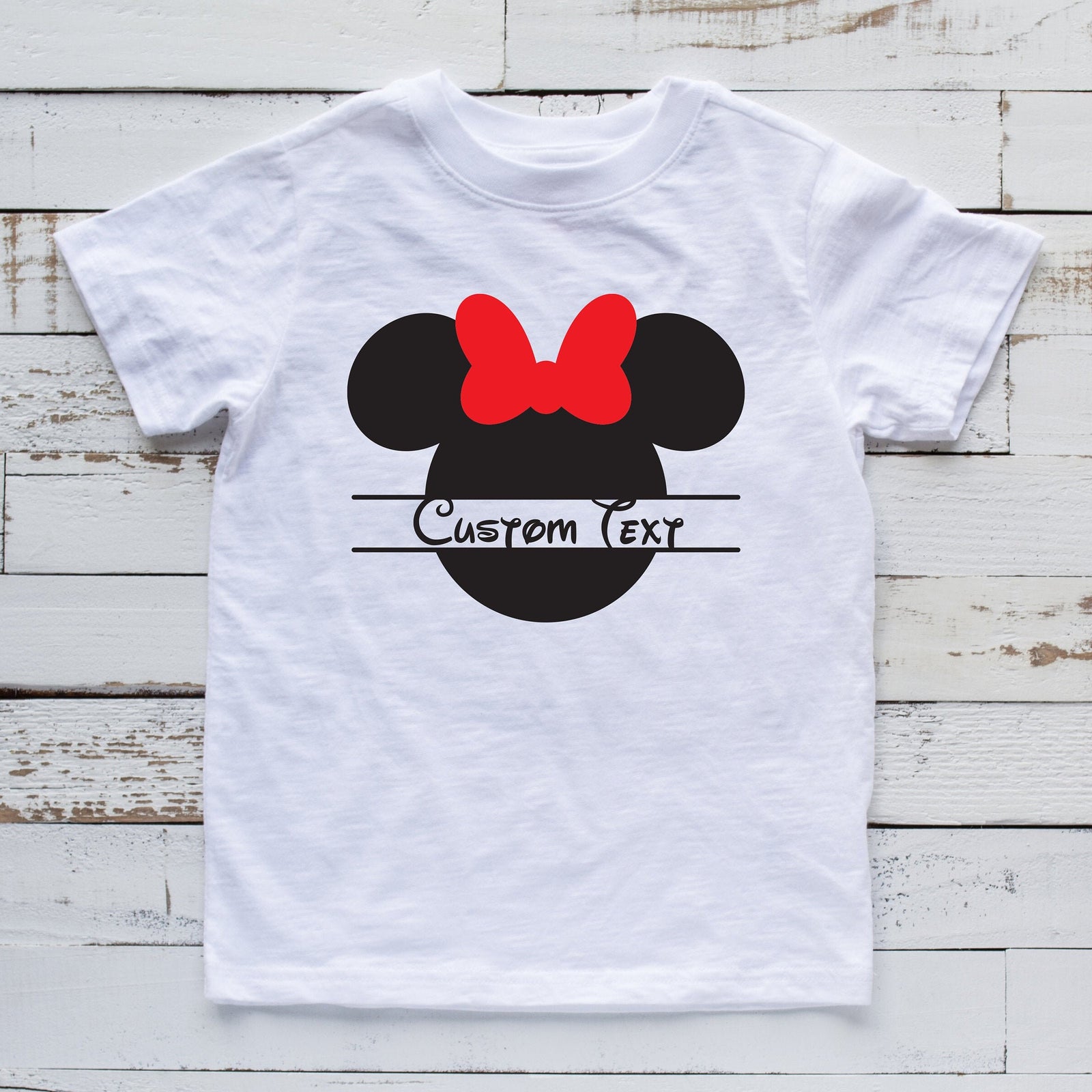 Custom Name Minnie Mouse Youth T Shirt - Personalized Name Infant toddler Disney Kids T Shirts - Cool Minnie T Shirt - Personalized Name Tee