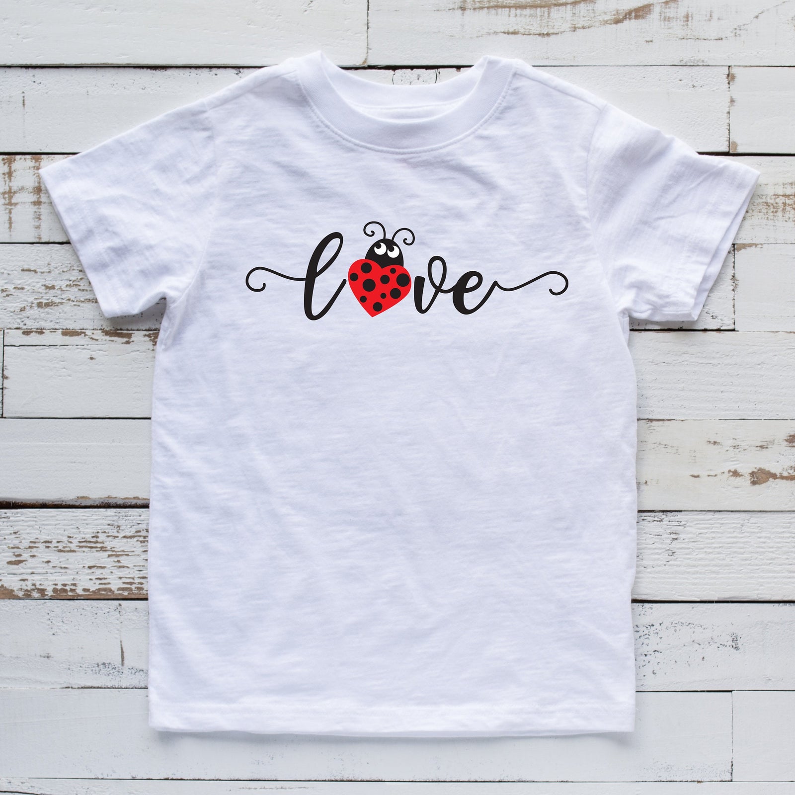 Lady Bug Love T Shirt - My First Valentine's Day T Shirt - Love T Shirt - Heart Breaker - Infant Toddler Boy or Girl