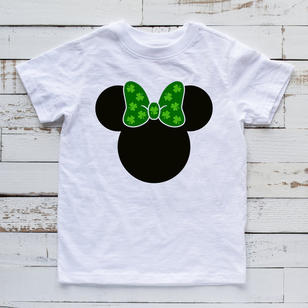 St. Patrick's Day Minnie Mouse T Shirt for Kids - Lucky Fit