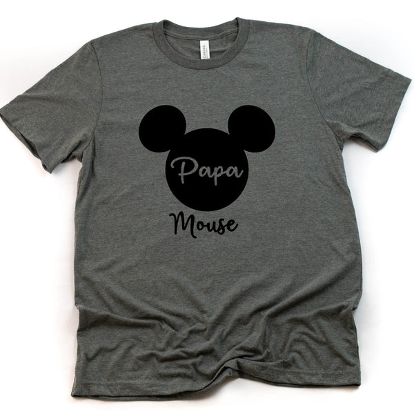 Papa Mickey Mouse T-Shirt for Family Disney Trips