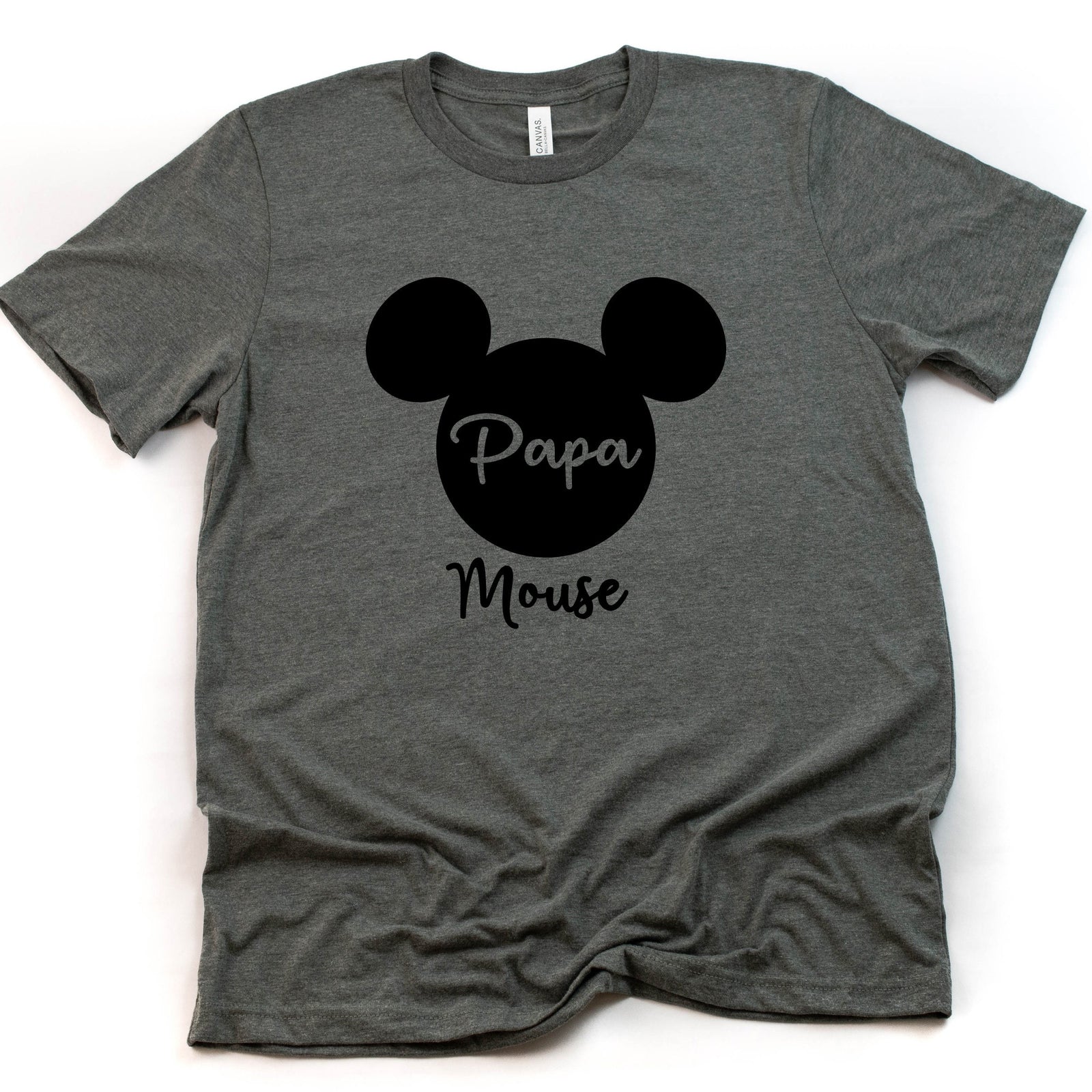 Papa Mickey Mouse t shirt - Disney Trip Matching Shirts -Family Matching Disney Shirts - Custom Name