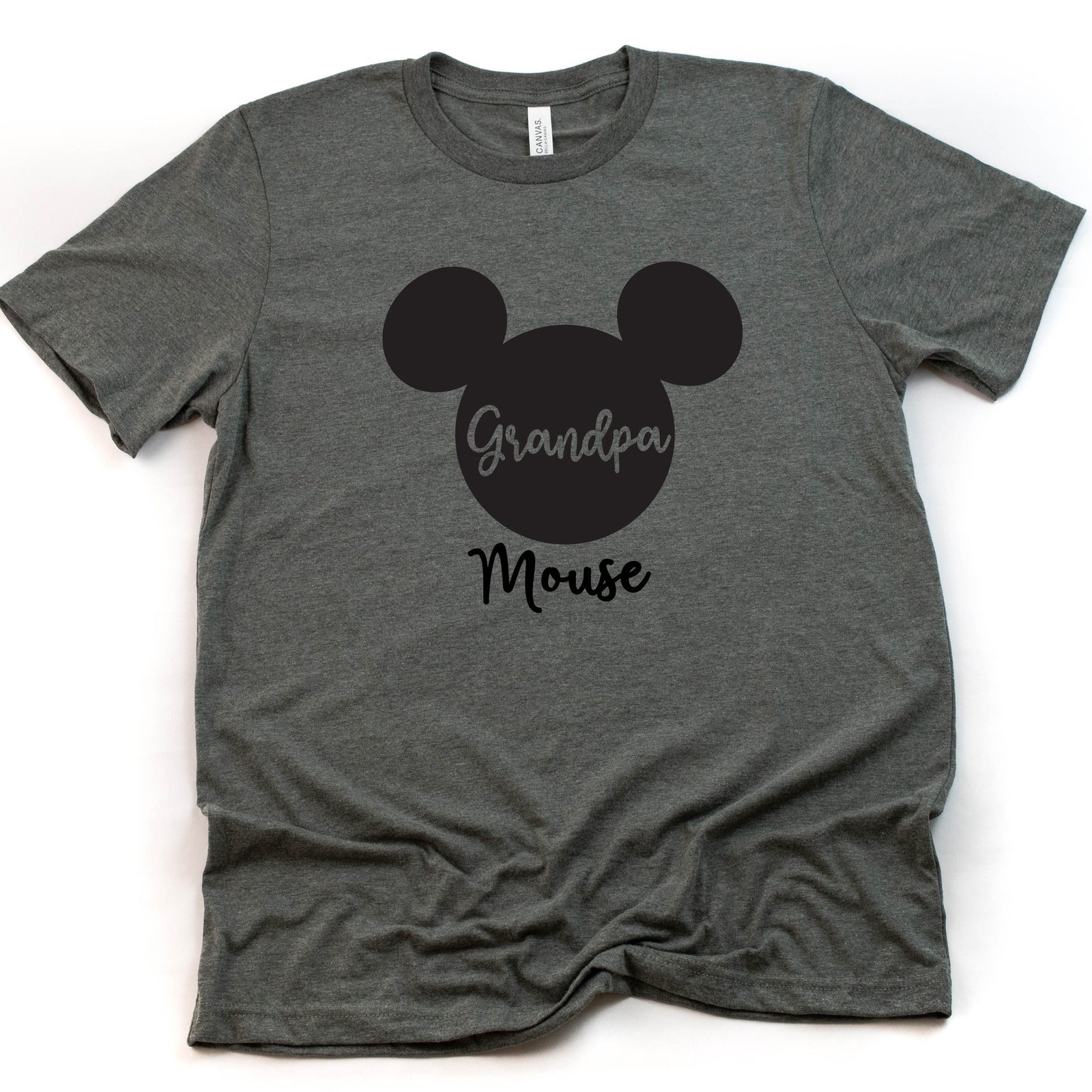 Grandpa Mickey Mouse t shirt - Disney Trip Matching Shirts -Family Matching Disney Shirts - Custom Name