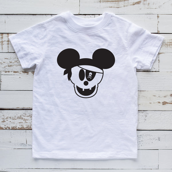 Custom Pirate Mickey Mouse T-Shirt for Family Fun
