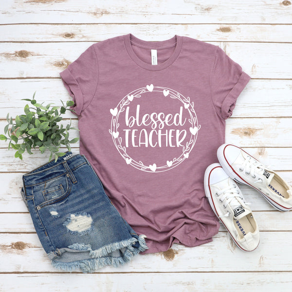 Blessed Teacher T Shirt - Celebrate Your Favorite Educator