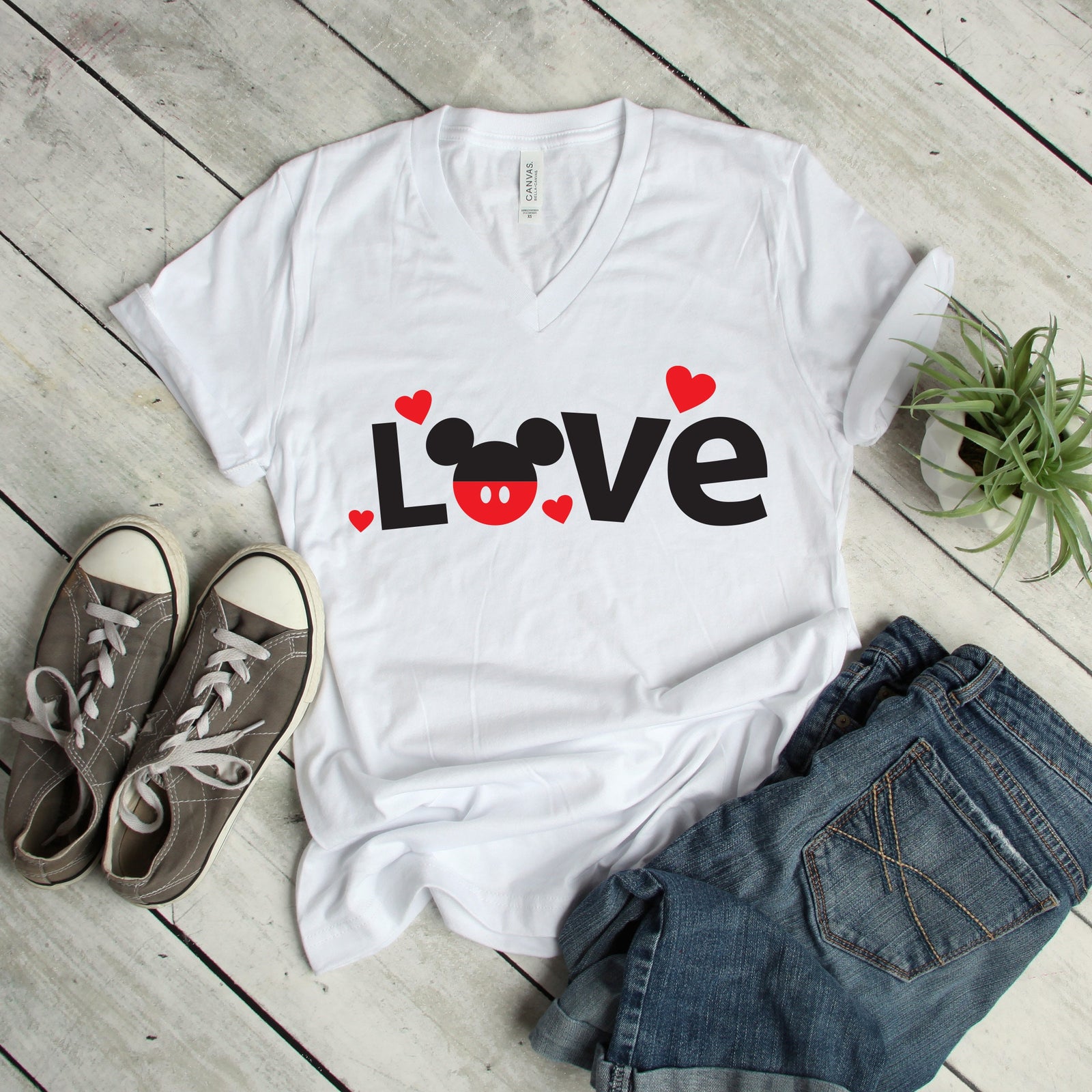 Mickey Pants Love Valentine T Shirt - Disney Valentine's Day - Mickey Mouse Favorite Tee
