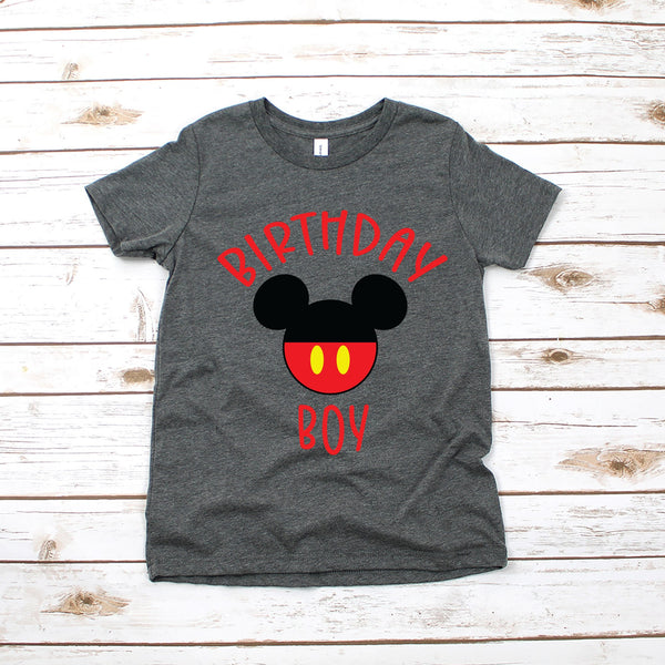 Birthday Boy Mickey Mouse T Shirt for Magical Celebrations