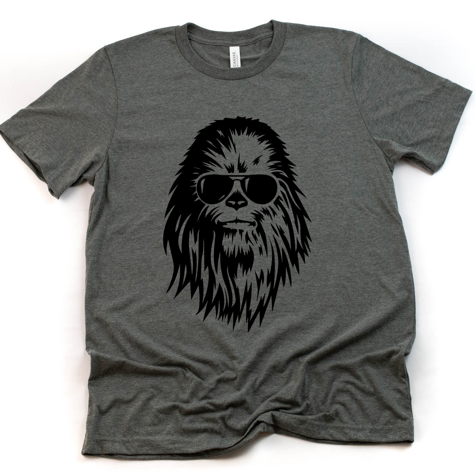Chewbacca with Sunglasses  Disney Star Wars Adult Unisex T-shirt - Star Wars Gift Idea - Star Wars Lover T Shirt