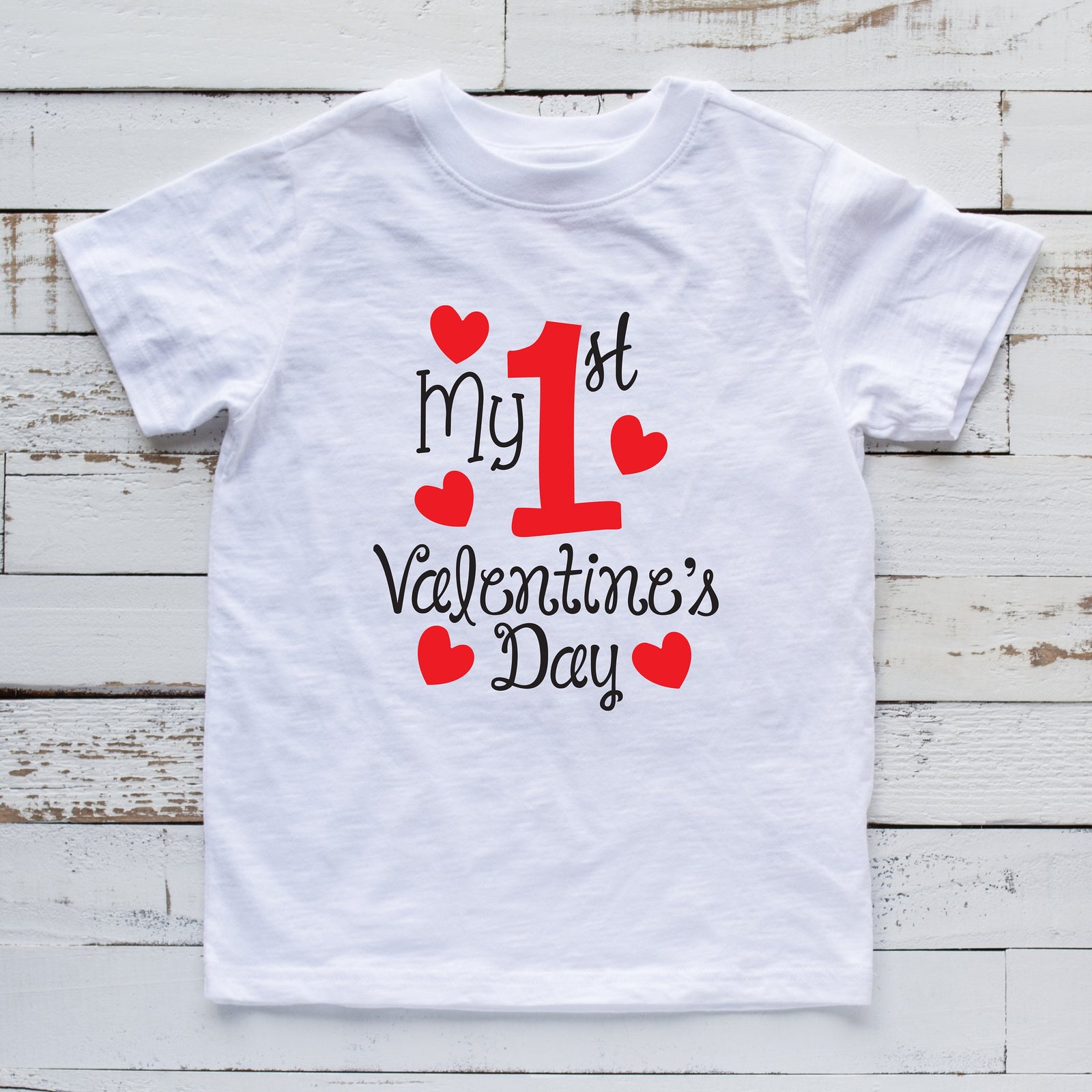 My First Valentine's Day T Shirt - Love T Shirt - Heart Breaker - Infant Toddler Boy or Girl