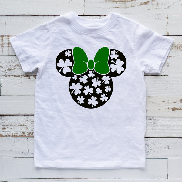 St. Patrick's Day Minnie Mouse T Shirt for Kids