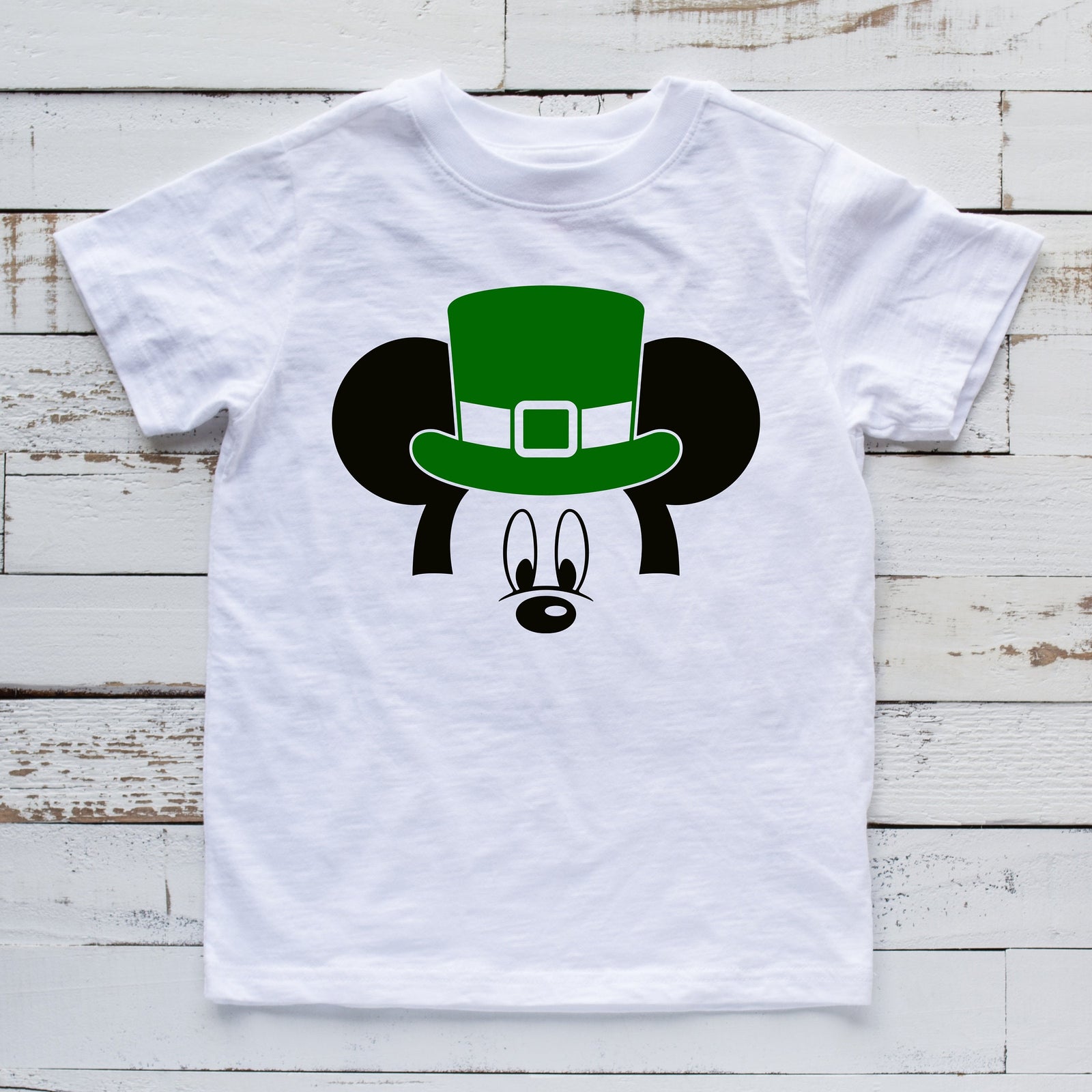 St. Patrick's Day Mickey Mouse T Shirt for Kids - clover glasses - Shamrocks - Lucky Disney Shirt