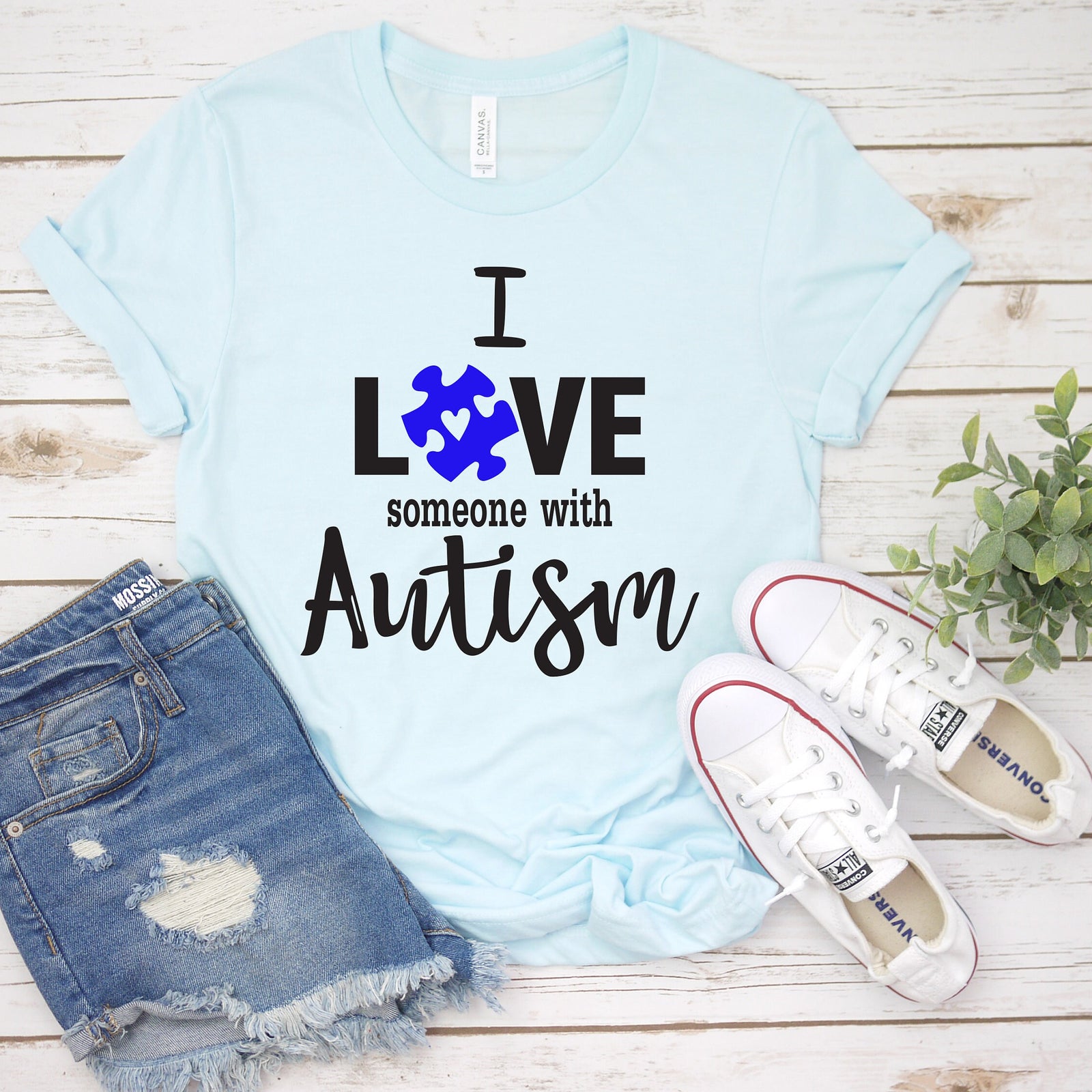 I Love Someone with Autism T shirt - Autism Mom Shirt - Inclusion T shirt - Inclusion Teacher Shirt - Autism Awareness Shirt