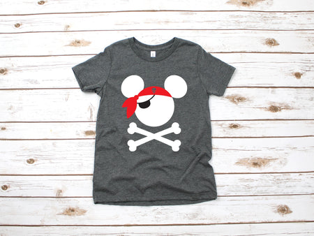 Custom Pirate Mickey Mouse Youth T Shirt for Fun Adventures